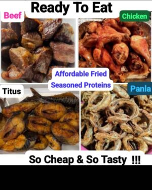 All Networks Fried Proteins: beef, chicken, Titus, panla(large pack)