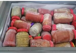 Frozen Cooked Atarodo 250g(scotch bonnet)
