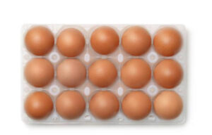 Half Crate of Eggs with Disposable Crate