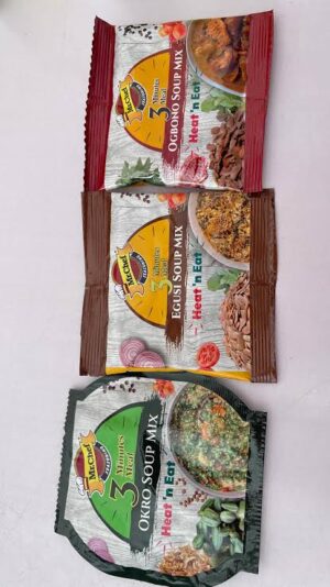 Mr Cheff 5-Minute Soups Combo(okra, ogbono & egusi)x 3Pcs