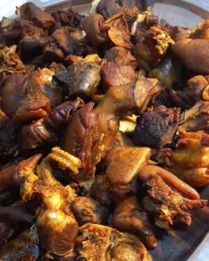Fried Goatmeat Pack ±700g