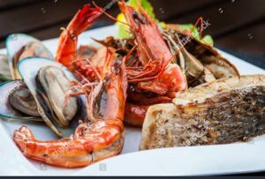 Seafood combo (croaker, crab, prawns, calamari) /kg